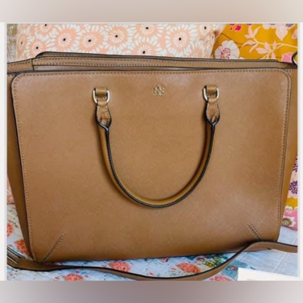 Tory Burch Saffiano leather tote